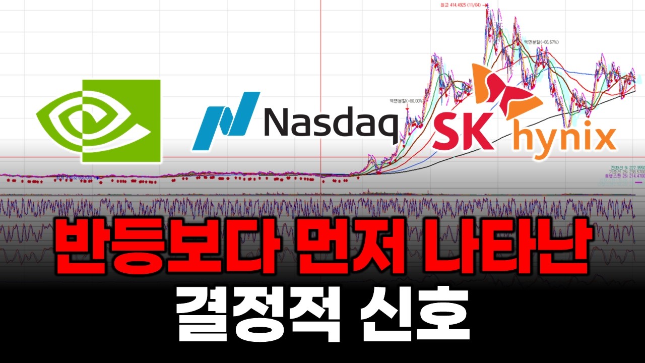반등보다 먼저 나타난 결정적 신호 (엔비디아 SK하이닉스 마이크론 샌디스크 SOXL