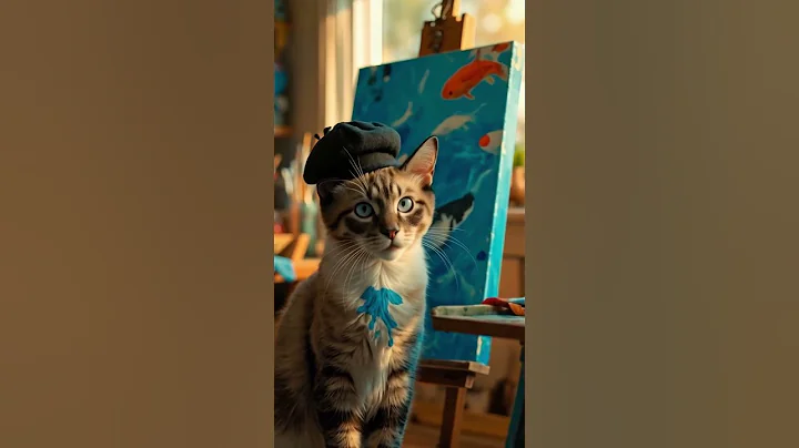 Watch the video about 🎨😻 The Artist Cat's Masterpiece Mishap!
