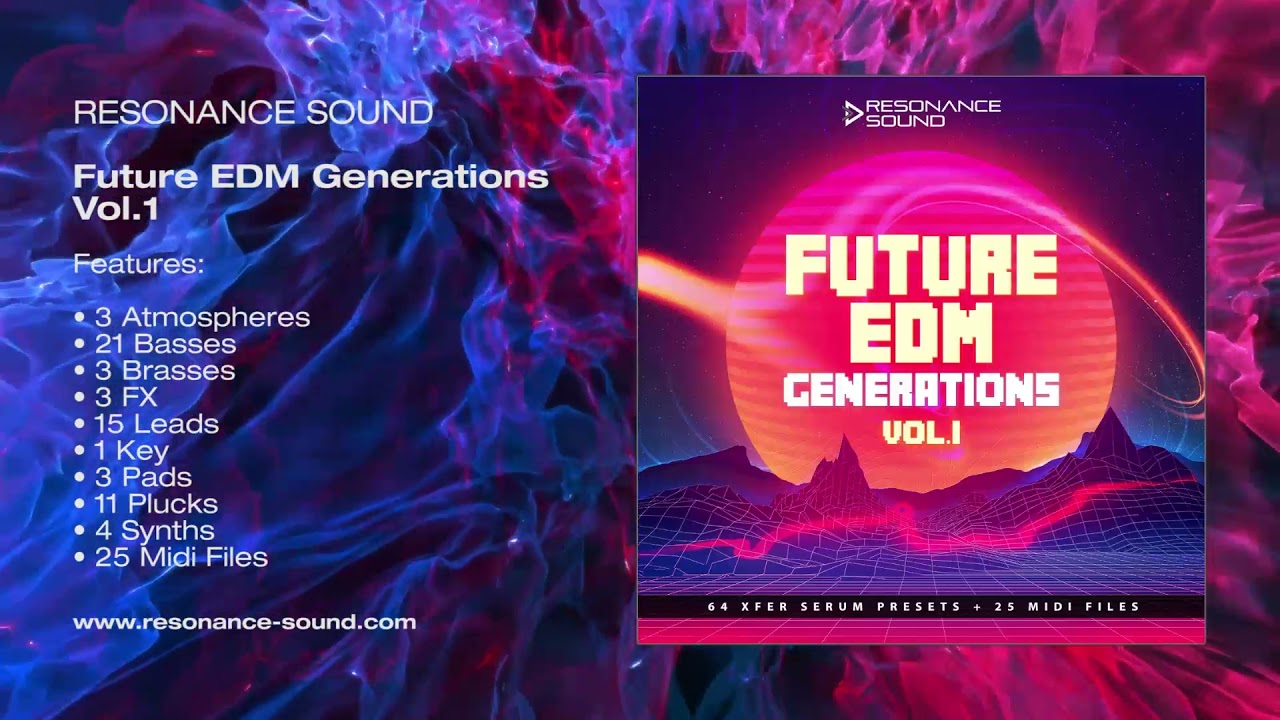 Future EDM Generations Vol.1 for Serum | Presets for Xfer Serum Synthesizer