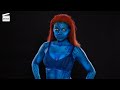 Body painting : Mystic des X-Men CLIP HD