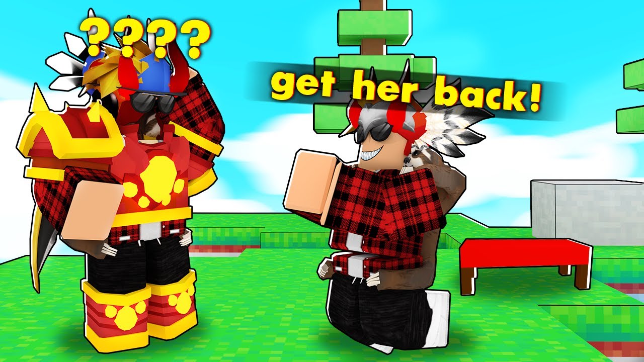 She CHEATED On A FAKE Me, So I Confronted Her... (ROBLOX BEDWARS)