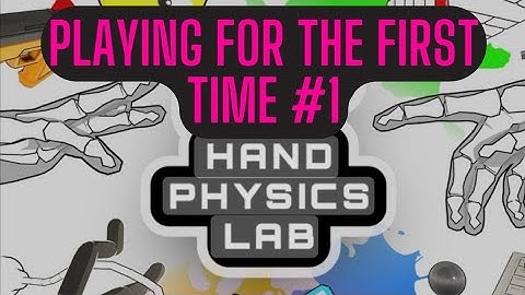 First time playing hand physics lab. #Quest3 #gameplay