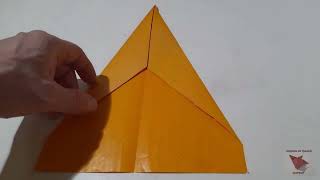Самолётик из бумаги №4. Оригами
