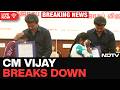 Vijay Crying | Vijay Breaks Down After Meeting Karur Stampede Victims' Families