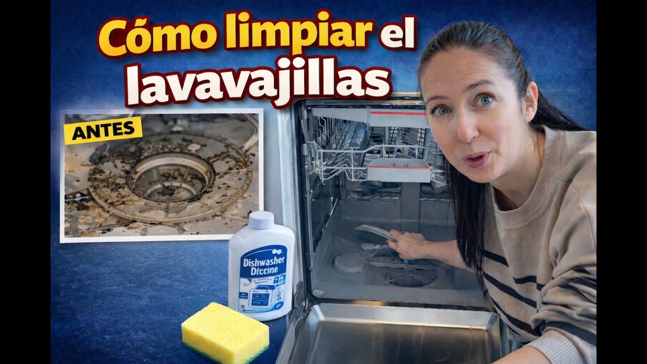 Cómo limpiar el lavavajillas y eliminar olores