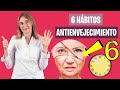 6 HÁBITOS que AYUDAN a RETRASAR el ENVEJECIMIENTO | Cómo vivir más y mejor | Nutrición y Dietética