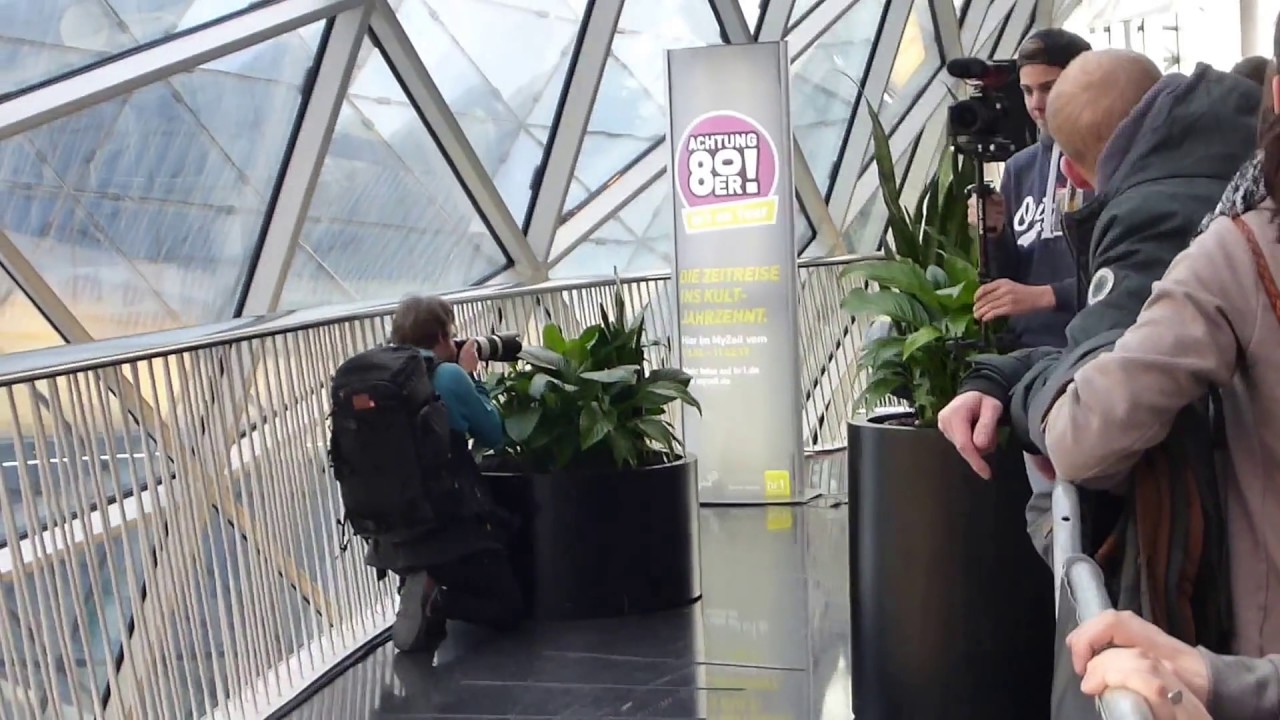 DOWNMALL 2017 European Tour Freestyle BMX in Shopping Malls today MyZeil Frankfurt