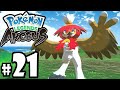Hisuian Decidueye, New Camp - Pokemon Legends: Arceus - Gameplay Walkthrough PART 21 Nintendo Switch