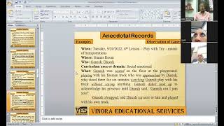 Anecdotal Records Pt 2 10 Aug 2023