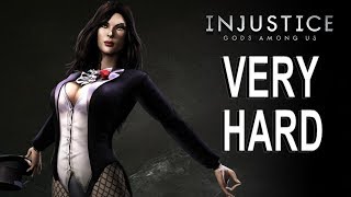 Injustice Gods Among Us - Zatanna Classic Battles (VERY HARD) NO MATCHES LOST