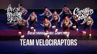 Team Velociraptors || Breakthrough 2017 || [Creative Rift Official 4K]