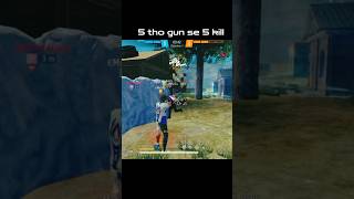 5 Gun, 5 Kill 🔥😈#freefire #tondegamer
