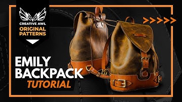 How to make Emily backpack. DIY Tutorial with PDF Pattern