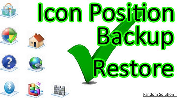 Desktop Icon Position Backup And Restore