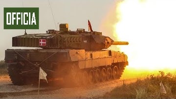 Advanced Powerful Leopard 2 Battle Tanks in Action - Firing Range 2017