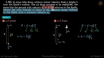 1.165 | Irodov Solutions | Mechanics