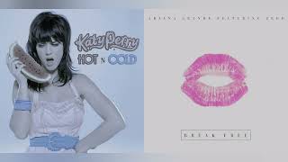 katy perry, ariana grande & zedd - hot n cold x break free (mashup) ✧ Resimi