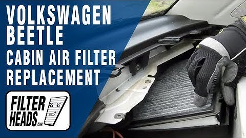 How to Replace Cabin Air Filter 2000 Volkswagen Beetle | AQ1008C