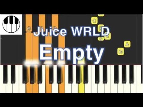 Empty Juice Wrld Piano Tutorial Youtube
