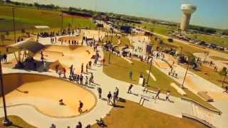 Coming in at 30,000 square feet, the gabe nesbitt skatepark mckinney,
tx has just about everything a skateboarder could want. it large flow
bowl wit...