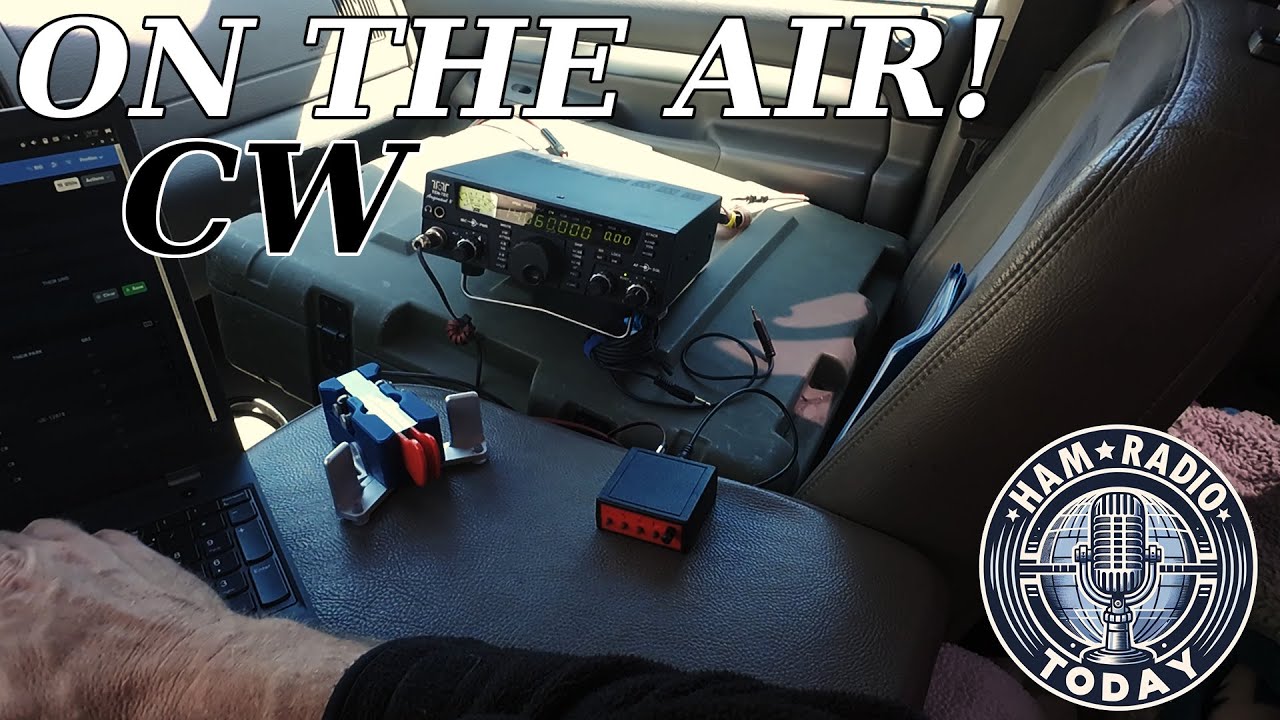 CW / Morse Code "on the air" copy practice from a POTA activation ...