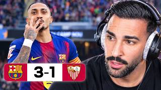 ENCORE LUI ! 😱🔥— ADIL RAMI réagit à BARÇA 3-1 Séville !