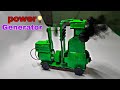How to Make A Diesel Engine Generator Model science project |Mini Diesel Generator | Motor Generator