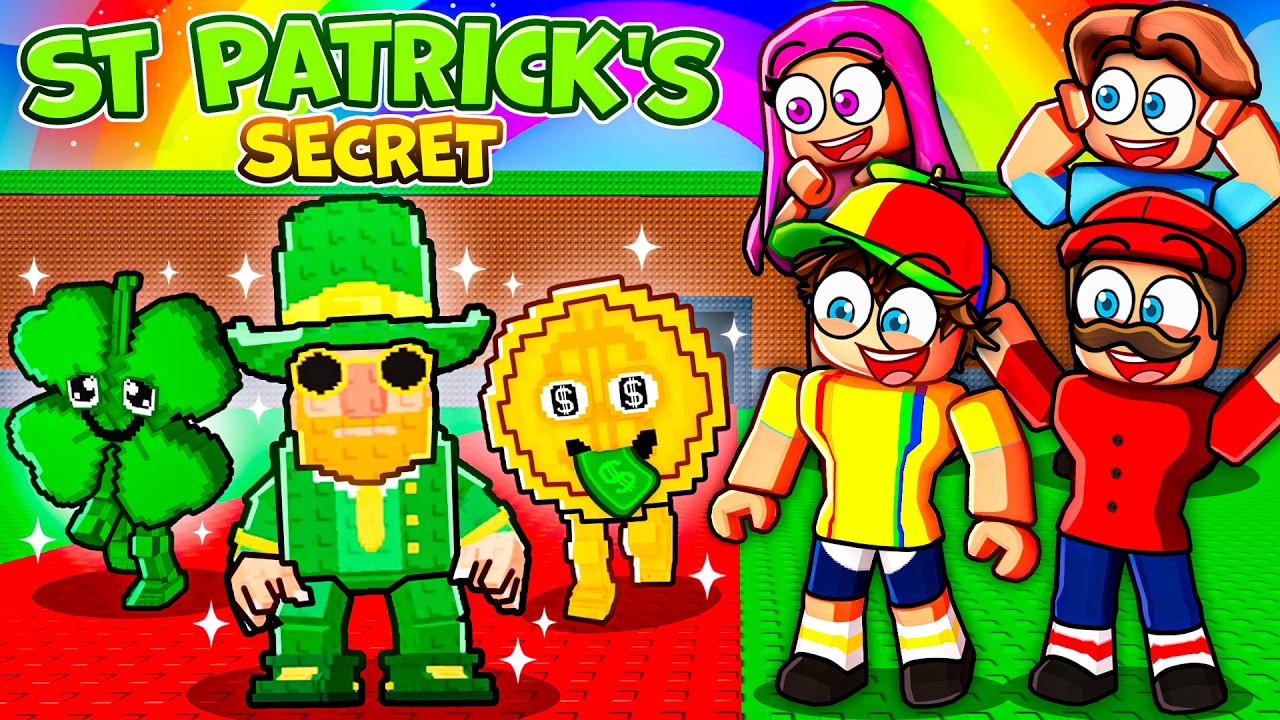 Playing The NEW ST PATRICK'S DAY Update in Steal a Brainrot... - YouTube