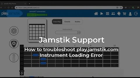How To Fix play.jamstik.com Instrument Loading Error | Jamstik Support