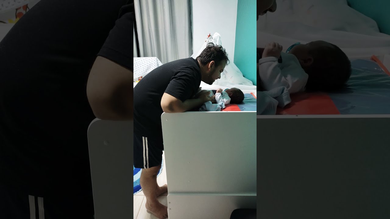 Pai de primeira viagem,troca de fralda