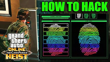 FINGERPRINT HACK EASY GUIDE - CAYO PERICO HEIST - Fingerprint Scanner HOW TO HACK | GTA 5 ONLINE