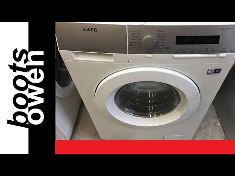 AEG L76680WD Washer Dryer short test wash