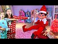 Ruby and Bonnie Elf On The Shelf Candy Cane Challenge