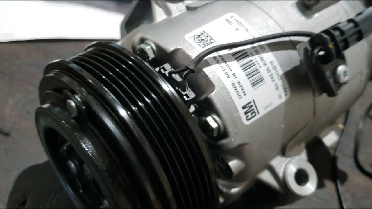A/C compressor replacement on a 2010 - 2016 Chevrolet cruze with 1.4L