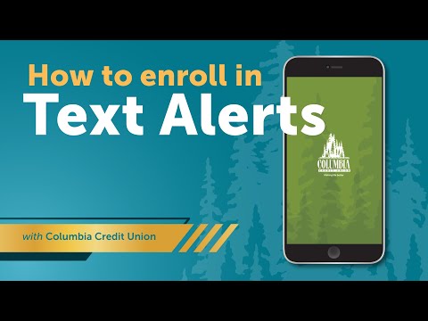 Columbia Credit Union Lets Talk Text Alerts