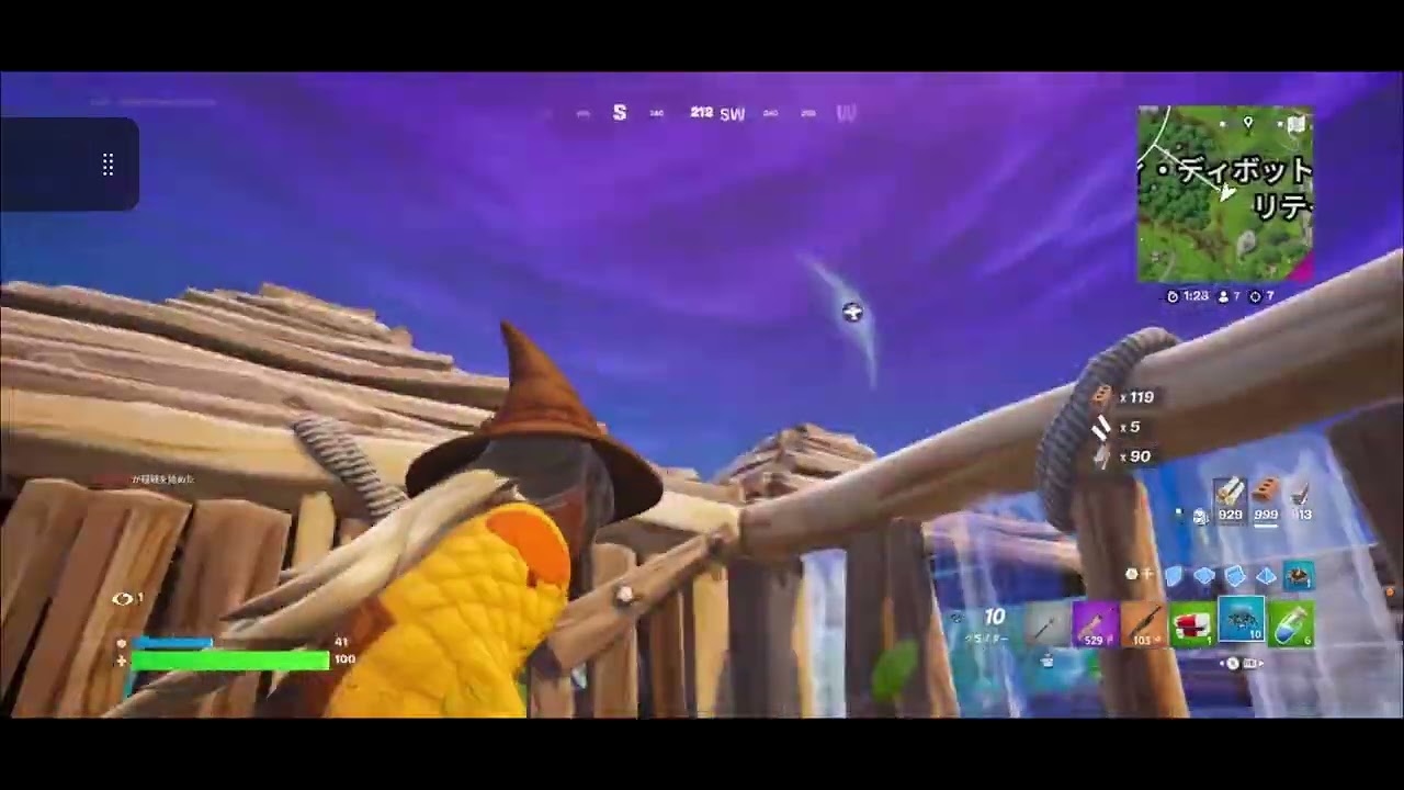 フォートナイト練習2日目