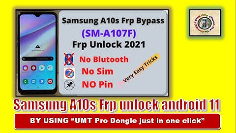 Samsung A10s (A107f) Frp unlock in one click with UMT Pro dongle android 11 | Hindi/Urdu | TECH City