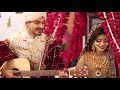 Pakistani news anchor irza khan singing on her wedding  zeeshan ali weds irza khan  afreen afreen