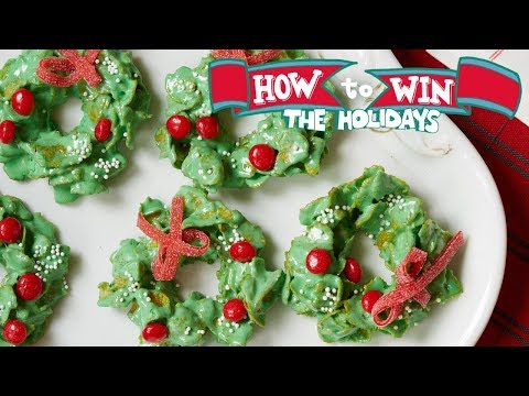 Cornflake Christmas Wreaths | Food Network