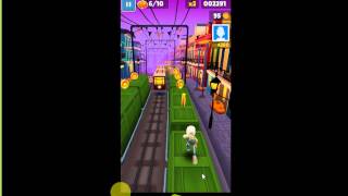 Subway Surf Gameplay on Bluestack (Windows 8)