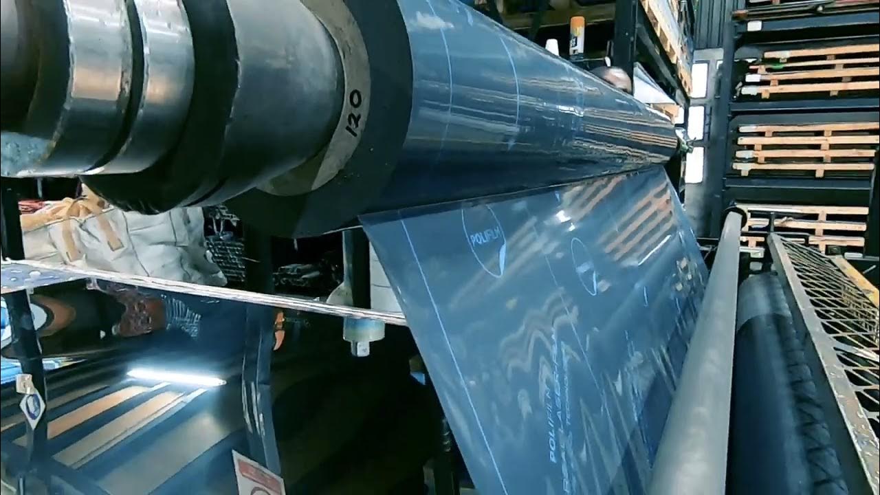 Flat Sheet PVC Coating process YouTube