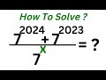 Solving a nice math problem x    quick trick