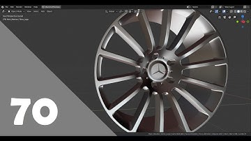 Blender 2.8 Car Modeling Tutorial - Part 70 (The Tire Rims - D)