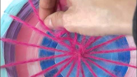 Weaving with Children: Circle Loom Weaving Part 3