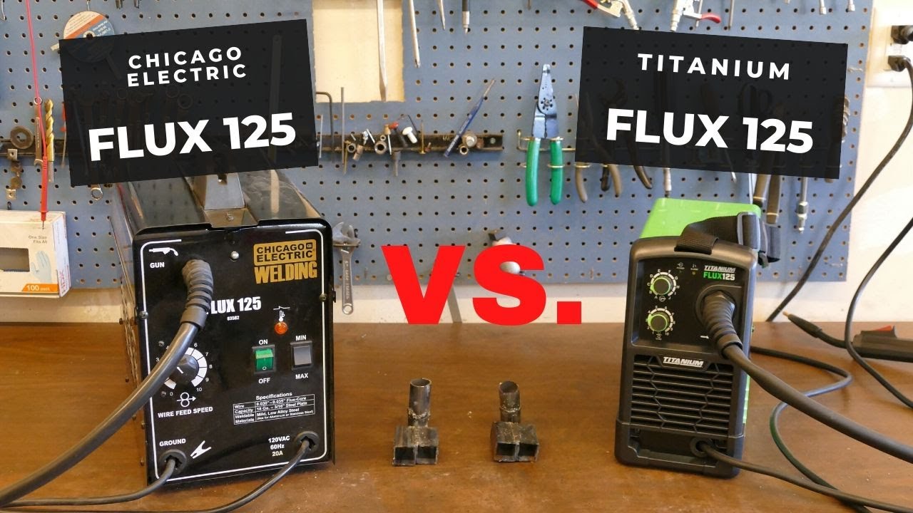 TITANIUM FLUX 125 VS. CHICAGO ELECTRIC! || HF Titanium Flux 125 Review
