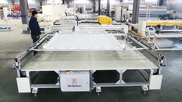 Richpeace computerized single head quilting machine   Easy Frame Changer