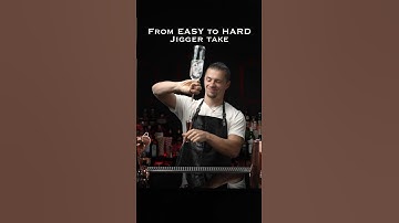 How to take the jigger❗️ #flairbartending #bartricks #bartender