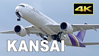 [4K] 53 Jets  Morning and Sunset  Plane Spotting at Osaka Kansai Airport / 関西空港 JAL ANA