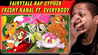 THEY ATE THIS UP! | Reaction to FAIRYTALE RAP CYPHER - Freshy Kanal ft. Dan Bull, EpicLloyd, & More