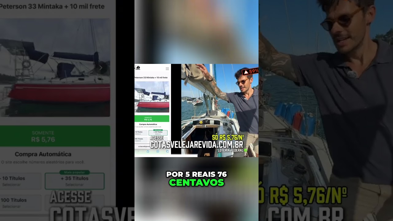⁣Mintaka: Compre um veleiro de R$250.000 por R$5,76! #shorts
